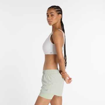 new balance - Soutien Bustier Soutien de desporto em branco