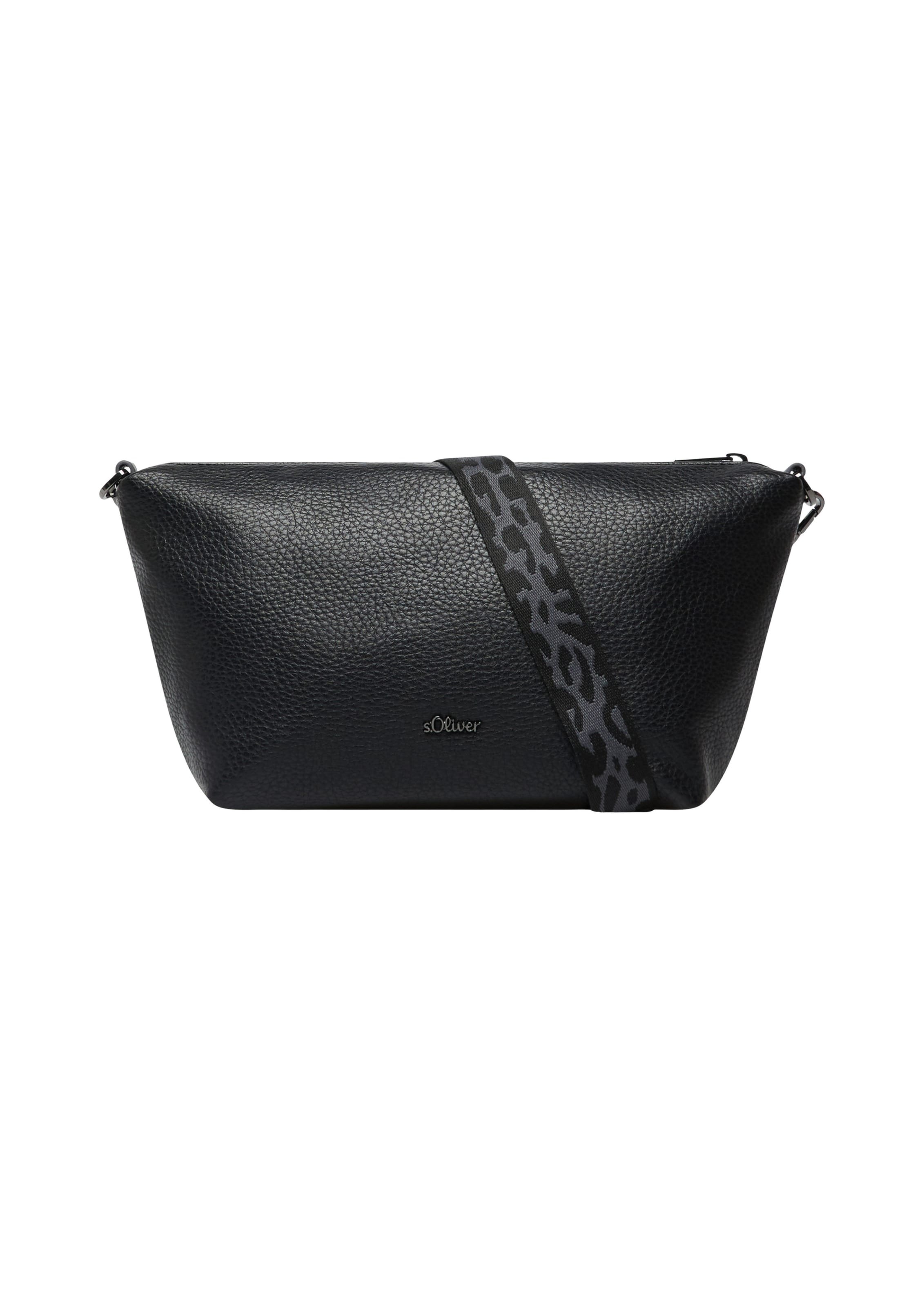 s.Oliver Crossbody bag in Black: front