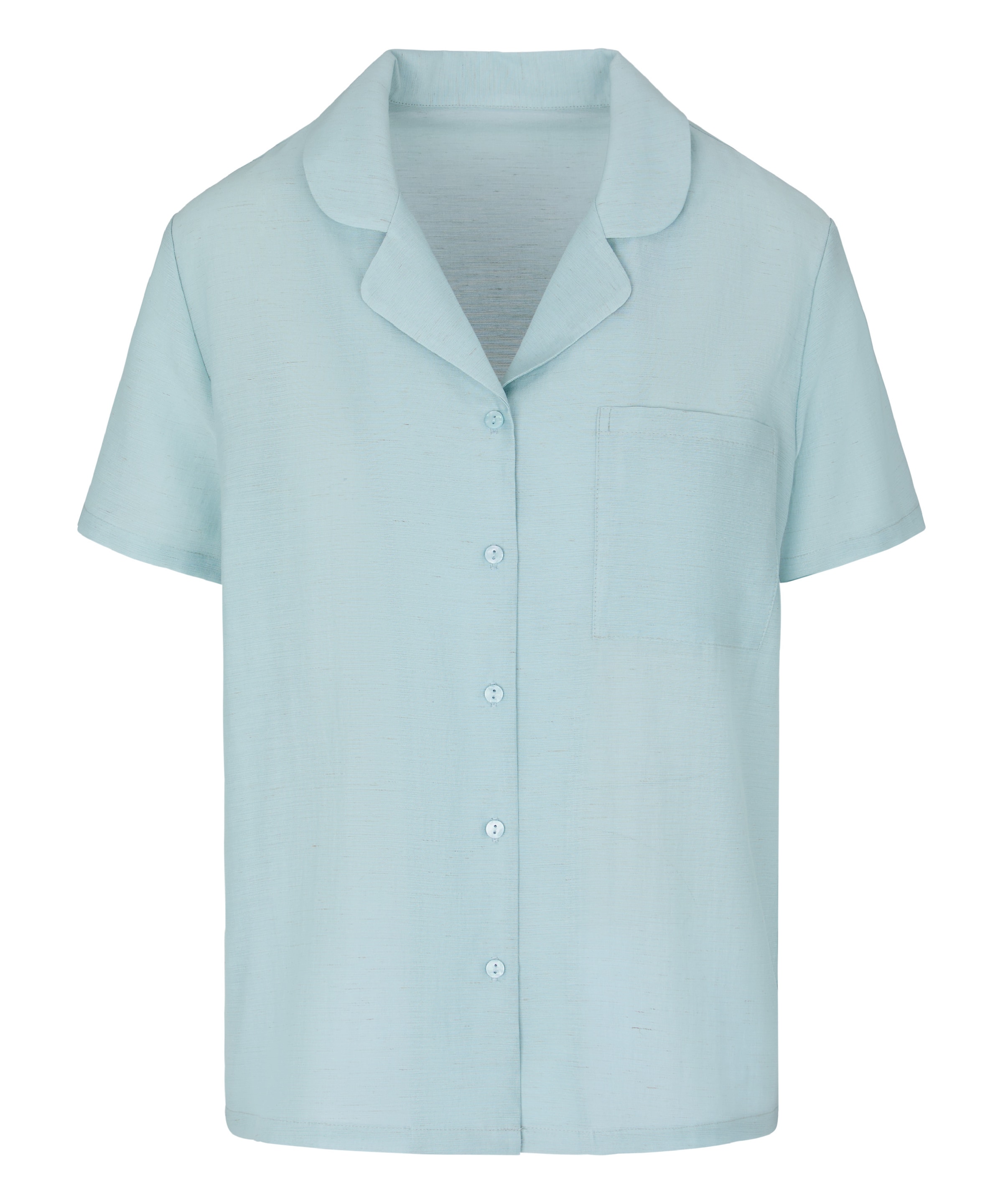 Hunkemöller Slaapshirt in Blauw: voorkant
