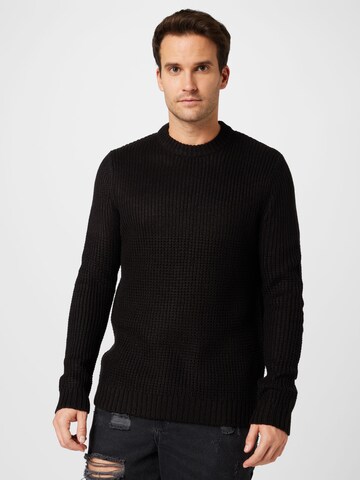 Only & Sons - Jersey 'ADAM' en negro: frente