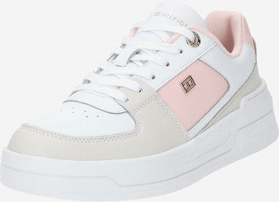 TOMMY HILFIGER Sneaker low 'ESSENTIAL BASKET' i beige / pastelpink / hvid, Produktvisning