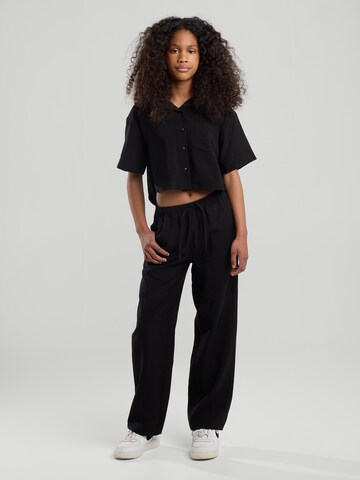 America Today Wide leg Broek in Zwart