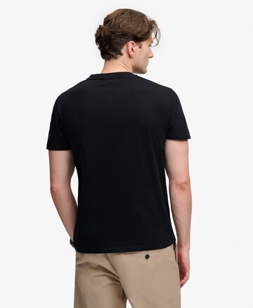 Tricou 'Essential Serif' de la Superdry & Co pe negru