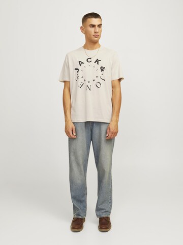 JACK & JONES Shirt 'JJWarrior' in Beige