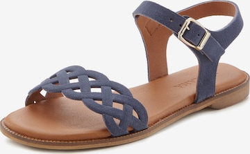 LASCANA - Sandalias en azul: frente