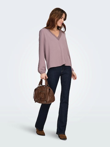 Chemisier 'ONLGREGOR METTE' ONLY en violet