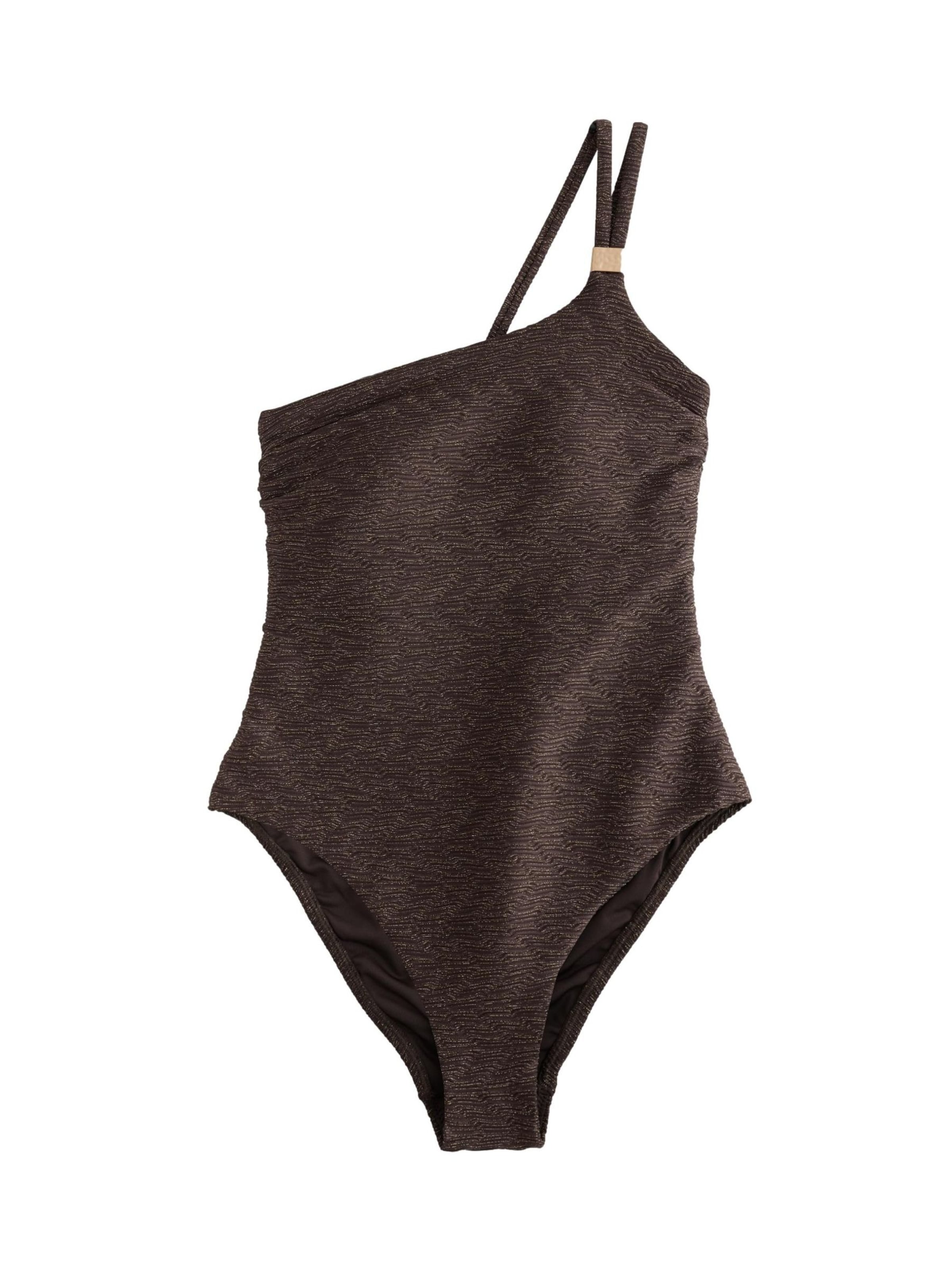 Bustino Costume intero modellante di Mint Velvet in marrone: frontale