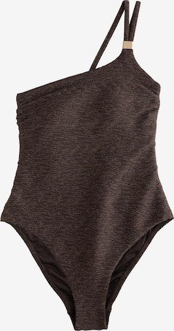 Mint Velvet Bustier Muotoileva uimapuku värissä ruskea: etupuoli