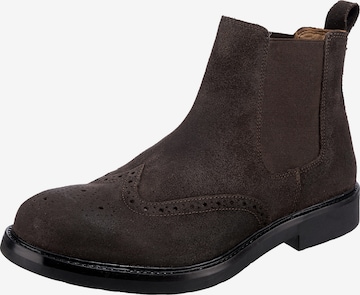 Lumberjack Chelsea Boots ' Connery ' in Brown: front