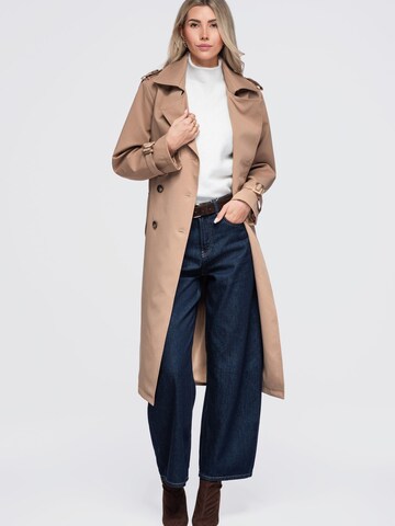 Ombre Between-seasons coat in Beige
