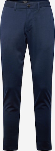 Coupe slim Pantalon chino 'MARCO' JACK & JONES en bleu : devant