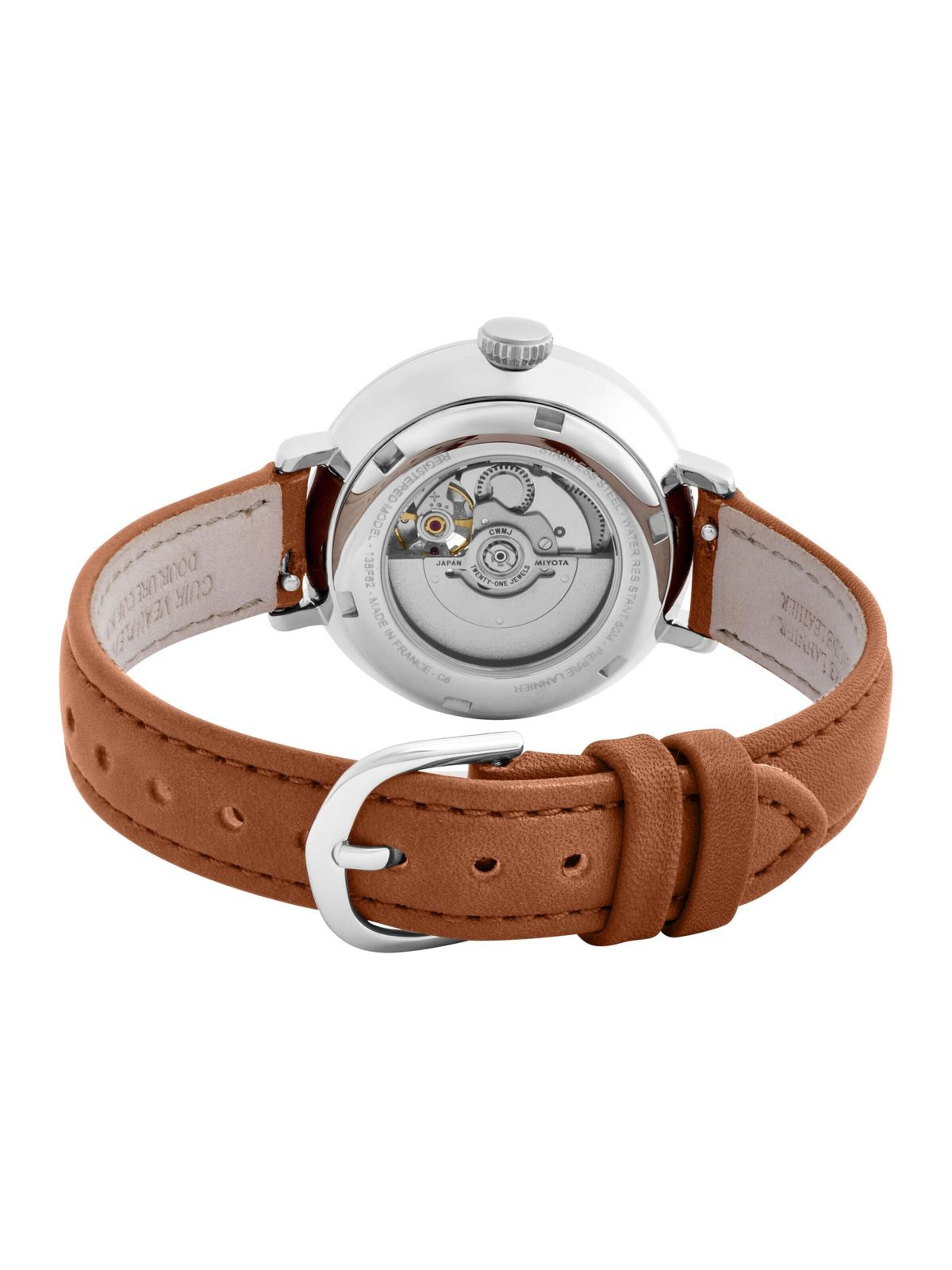 Pierre Lannier Analog watch 'Automatic watch Soline' in Silver