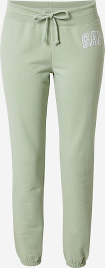 GAP Hose in grau / pastellgrün / weiß, Produktansicht
