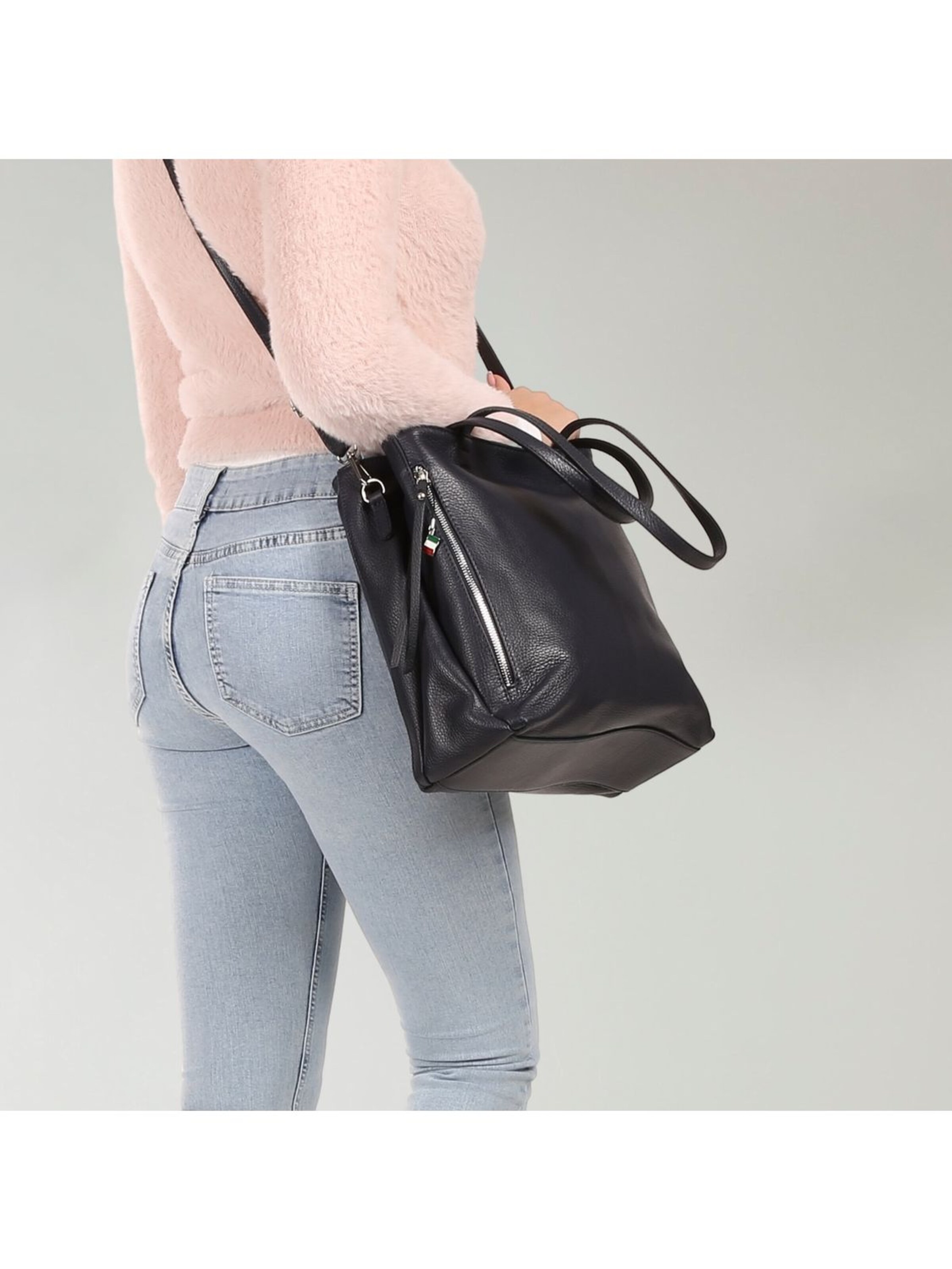 Florence Schoudertas in Blauw