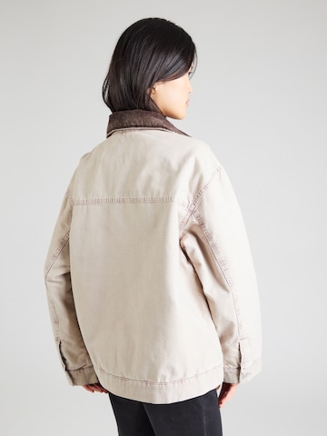 Monki Between-season jacket in Beige