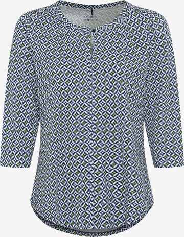 Olsen Shirt in Blauw: voorkant