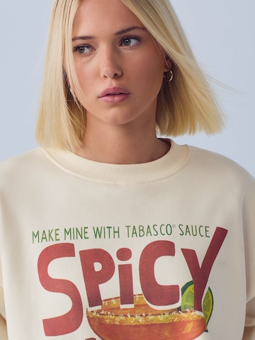Next Sweatshirt 'Tabasco Spicy Margarita' in Beige