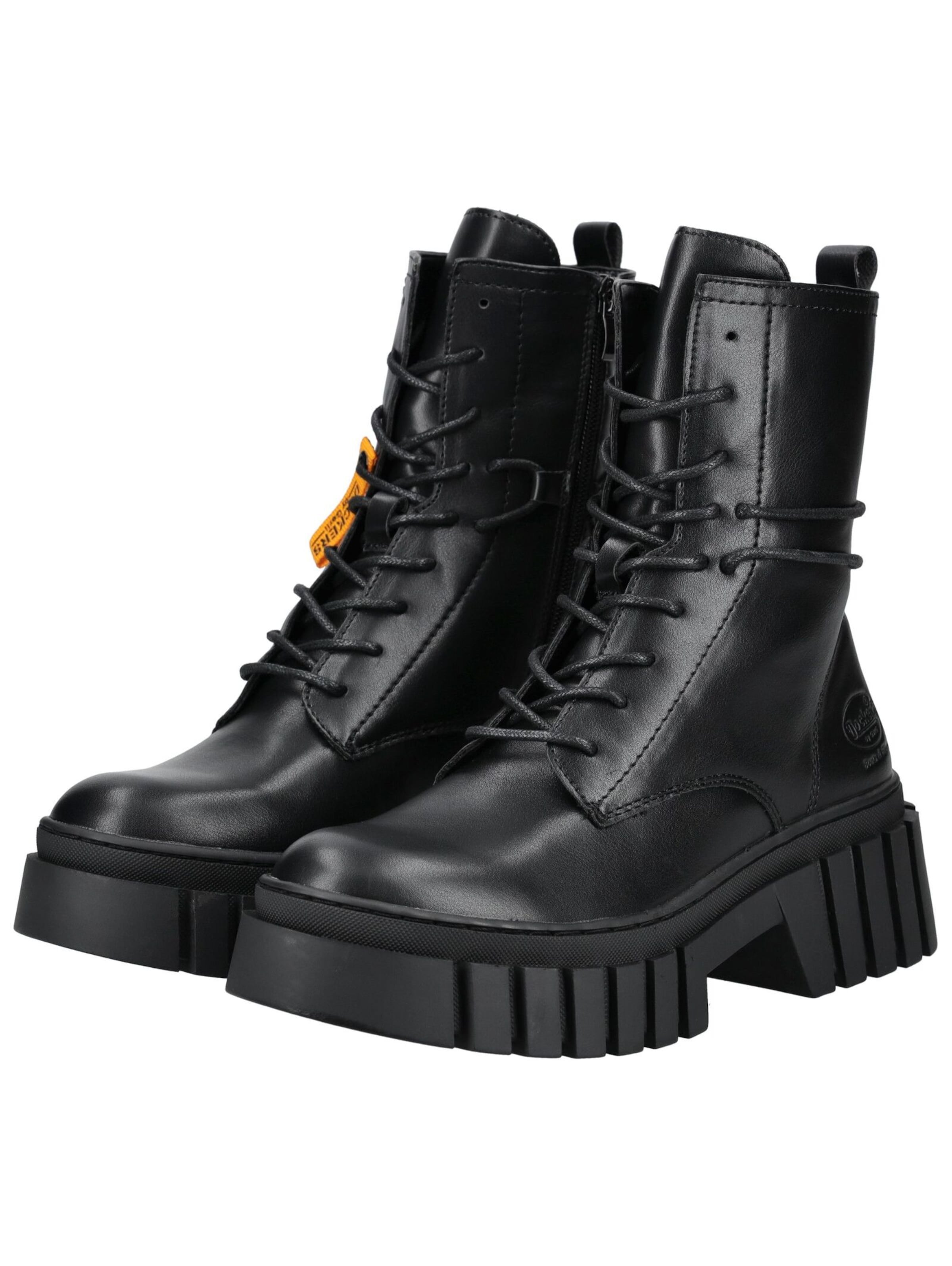 Dockers by Gerli Schnürstiefelette in Schwarz