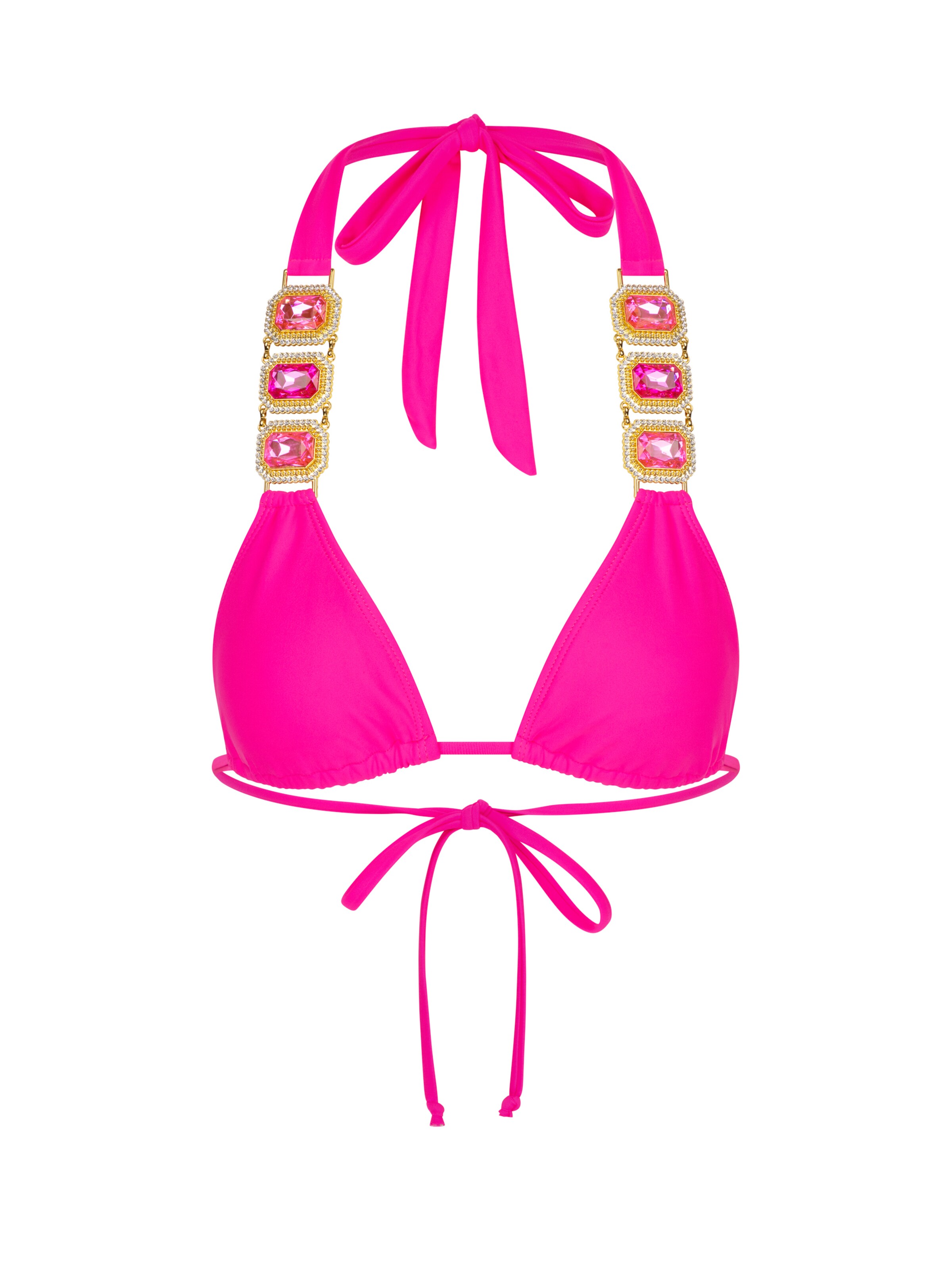 Moda Minx Bikinitop 'Boujee' in Roze: voorkant