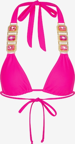 Moda Minx Bikinitop 'Boujee' in Roze: voorkant