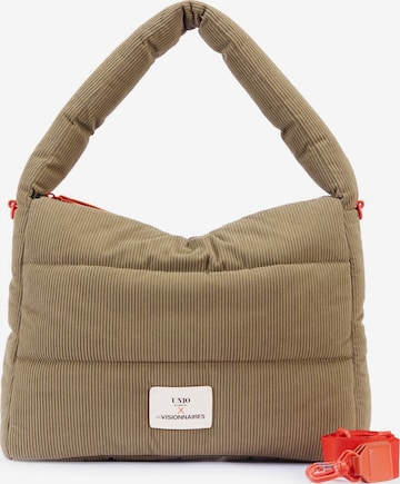 Cabas 'Unio' Les Visionnaires en marron : devant