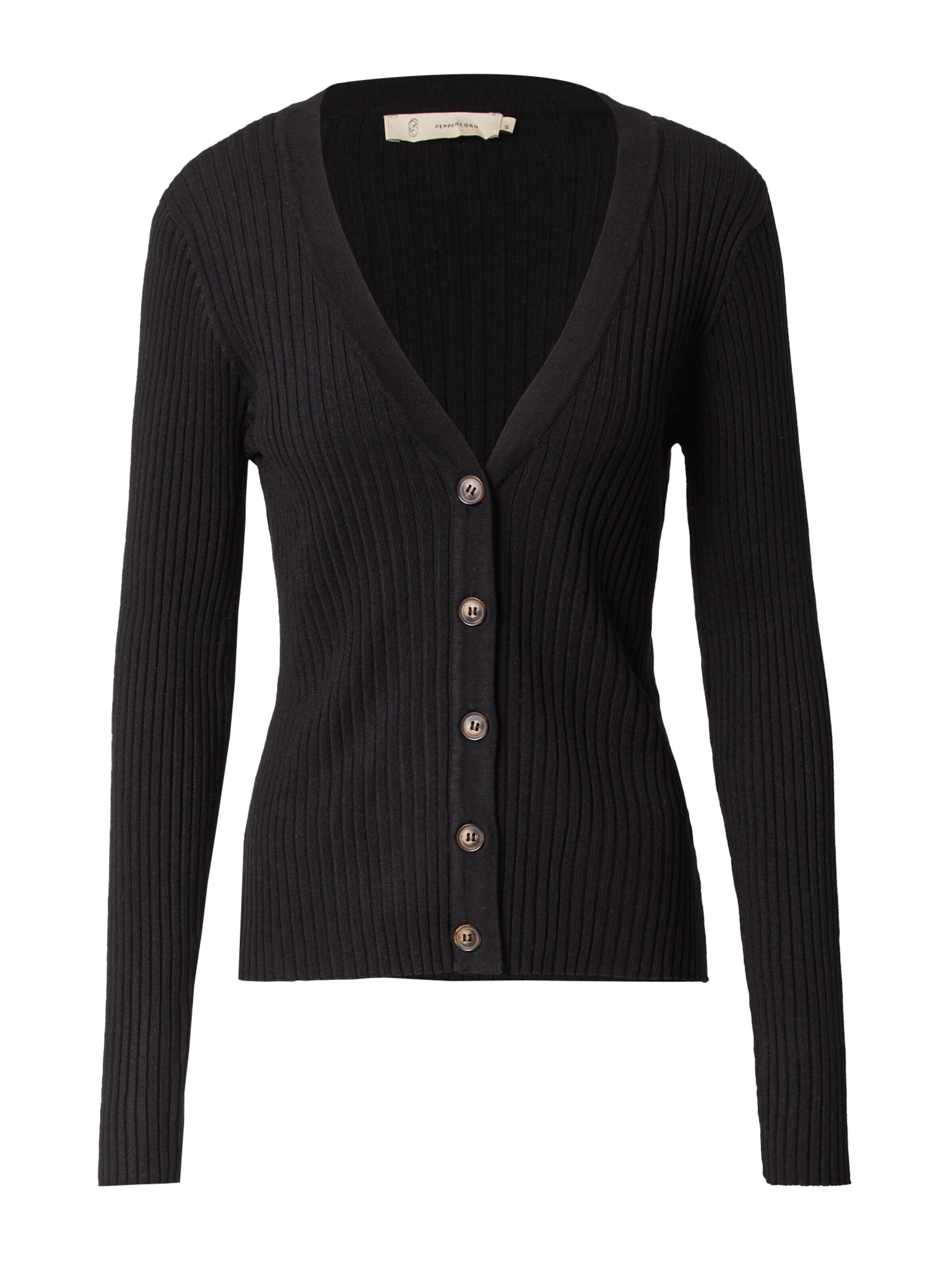 Peppercorn Neuletakki 'Tana' värissä musta: etupuoli