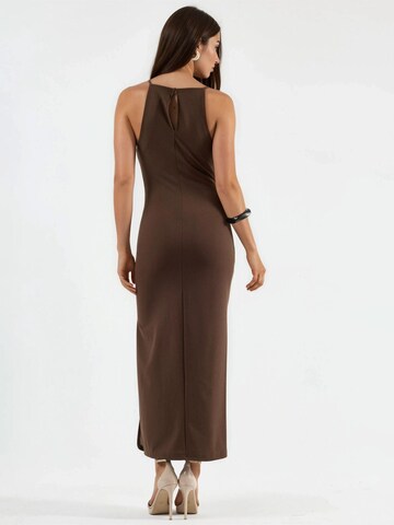 Busem Dress in Brown