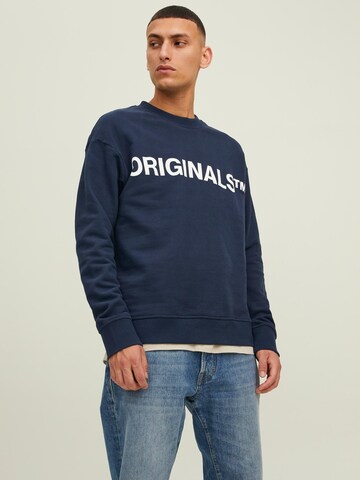 JACK & JONES Sweatshirt 'Clean' in Blau: predná strana