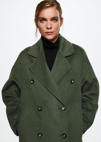 MANGO Between-Seasons Coat 'Picarol' in Green