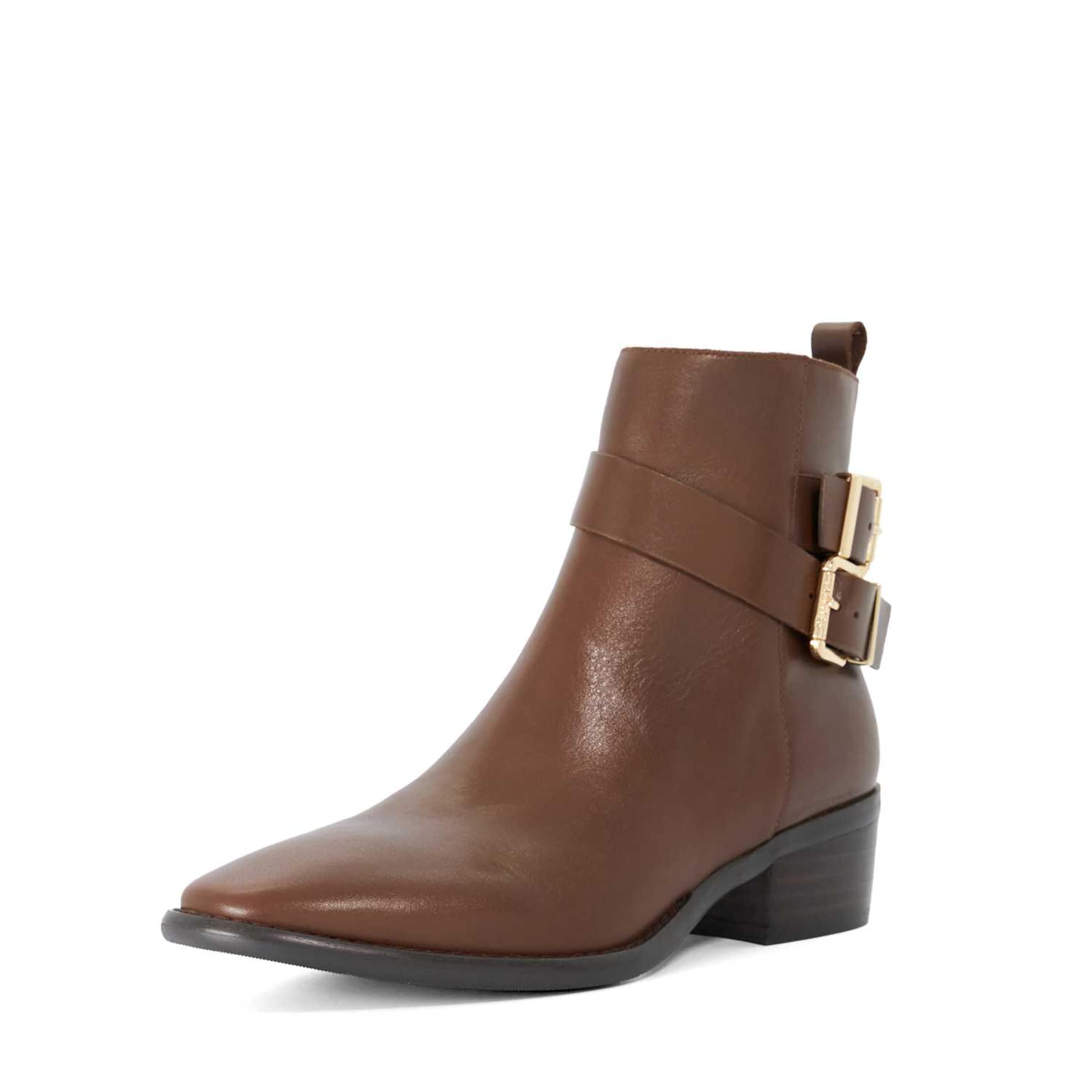 Bottines 'Pattin' Dune LONDON en marron : devant
