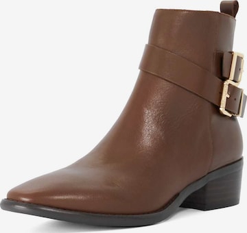 Bottines 'Pattin' Dune LONDON en marron : devant
