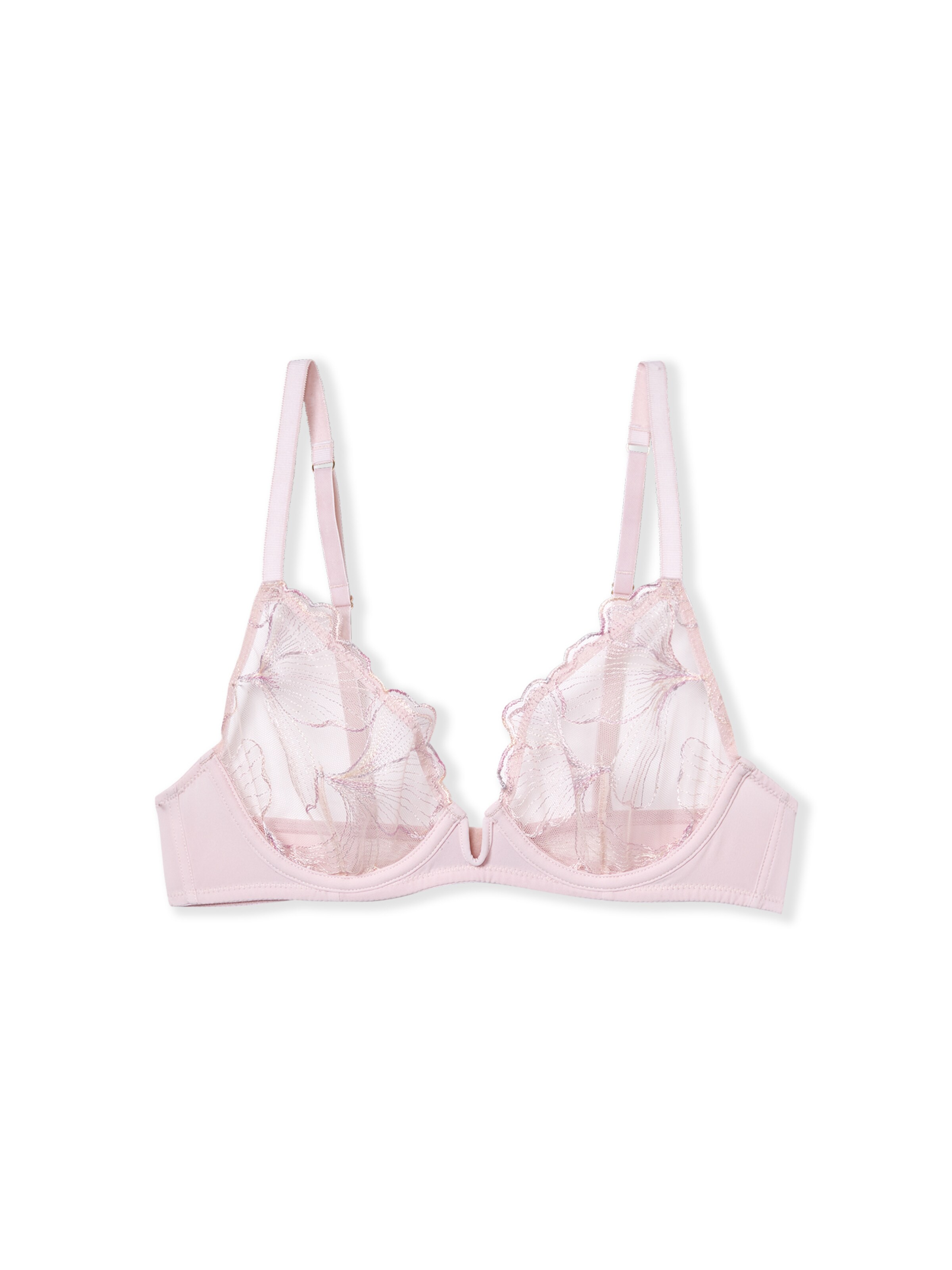 ETAM Balconette Bra in Pink: front
