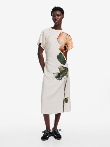 Rochie 'Flower' de la Desigual pe alb