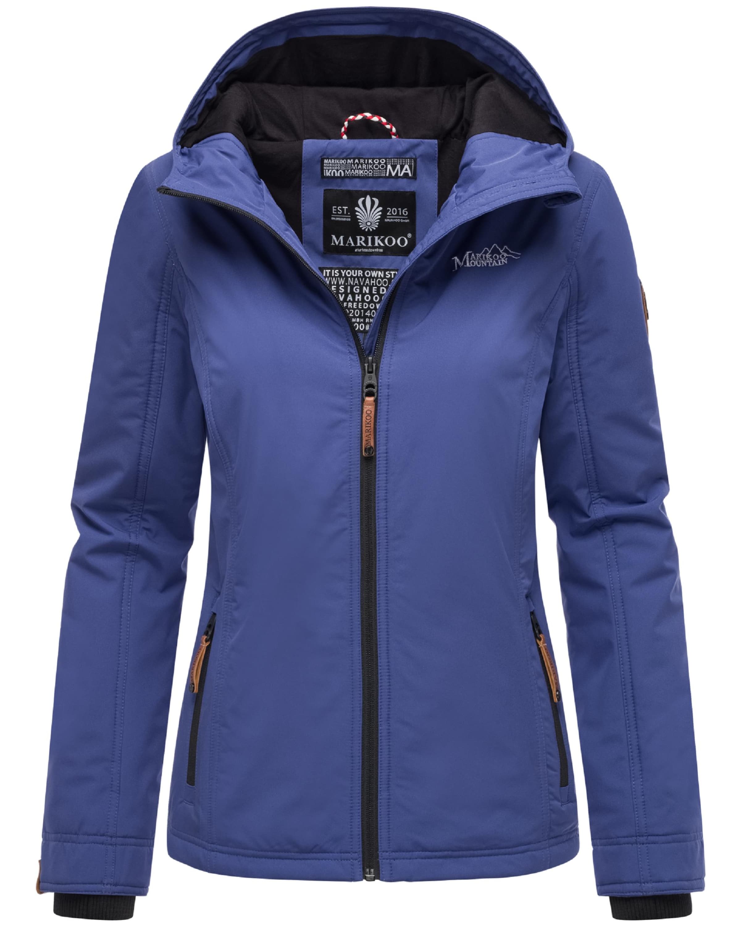 MARIKOO Tussenjas 'Brombeere' in Lila: voorkant