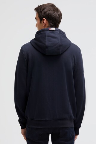 CAMP DAVID Zip-Up Hoodie in Blue