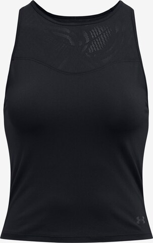 UNDER ARMOUR Sports Top 'Vanish' in Black: front