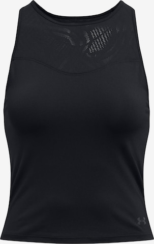 UNDER ARMOUR Sports Top 'Vanish' in Black: front