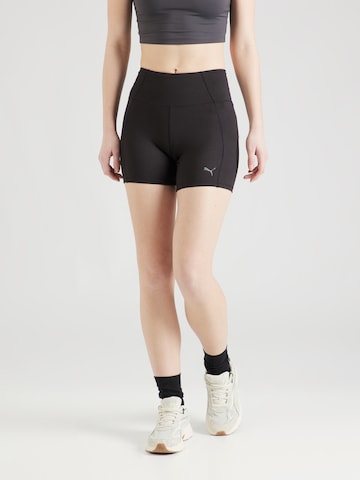 PUMA Skinny Workout Pants 'Studio Foundation' in Black: front