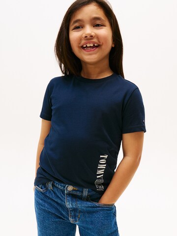 T-Shirt TOMMY HILFIGER en bleu : devant