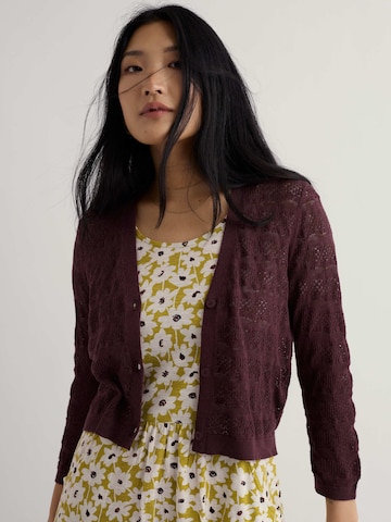 Cardigan 'Sweet Day' Seasalt Cornwall en marron : devant