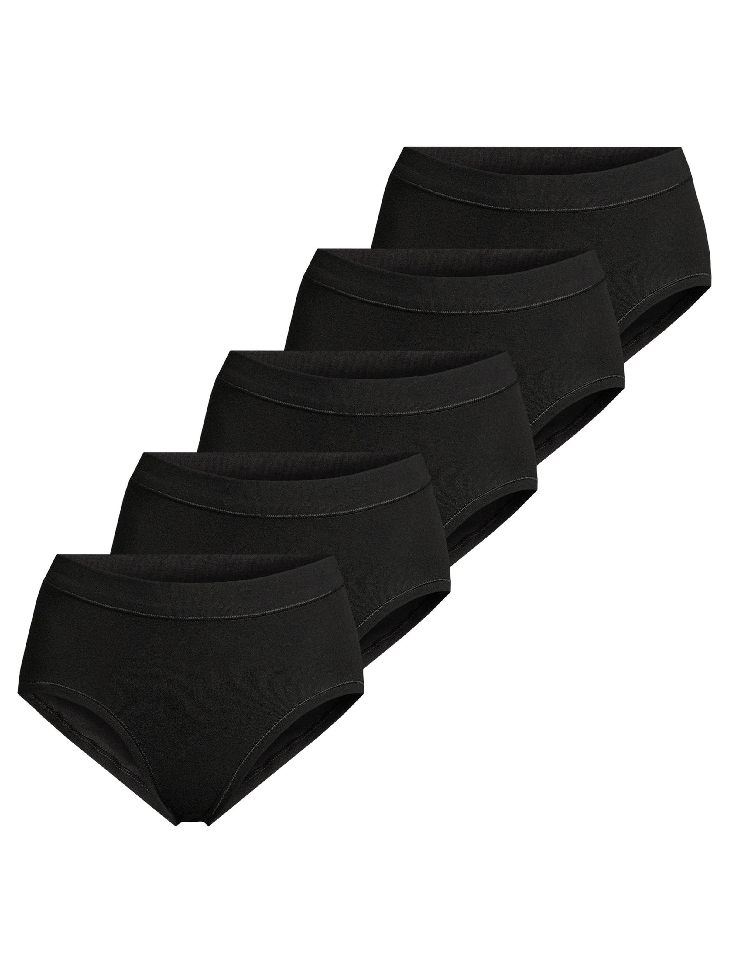 ESGE Panty 'Basic - Feinripp' in Black: front