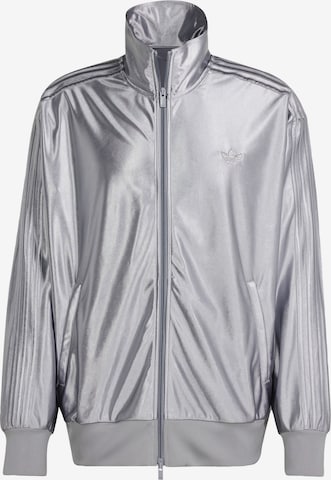 ADIDAS ORIGINALS Sweatjacke 'Firebird' in Grau: predná strana