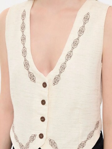 Hiccup Weste in Beige