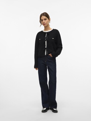 VERO MODA Knit cardigan 'VMHildur' in Black
