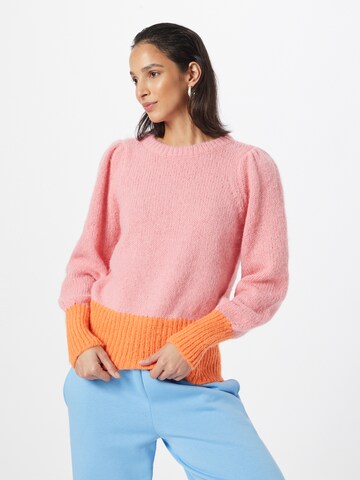 PIECES Sweater 'LAYAN' in Pink: front