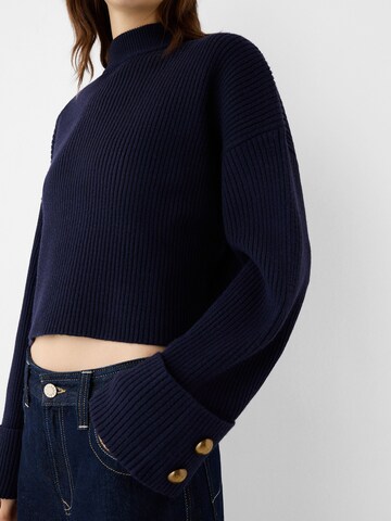 Pull-over Bershka en bleu