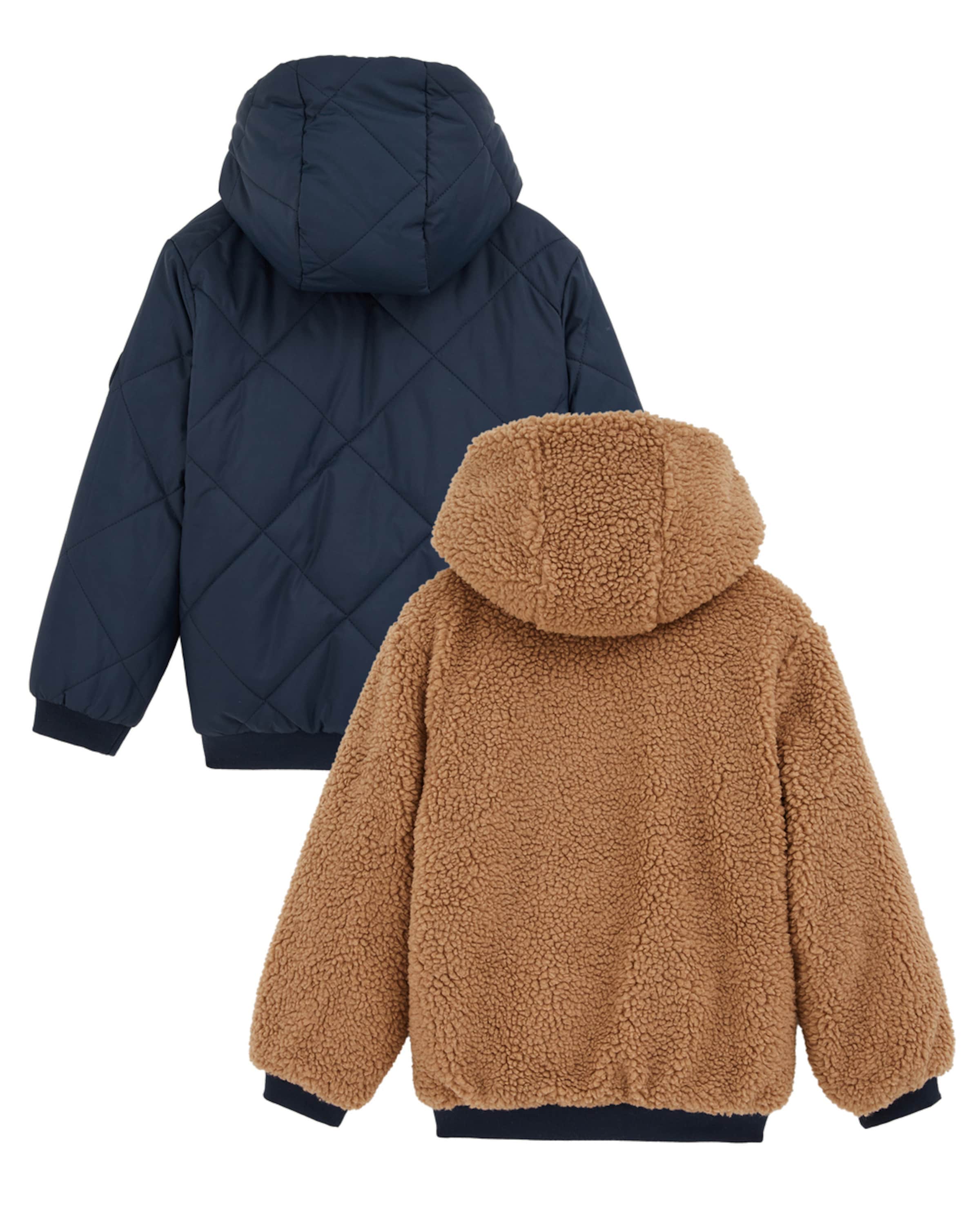 mėlyna WE Fashion Flisinis džemperis