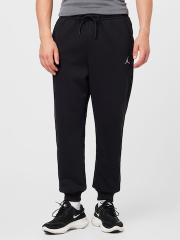 Tapered Pantaloni 'Essential' de la Jordan pe negru: față
