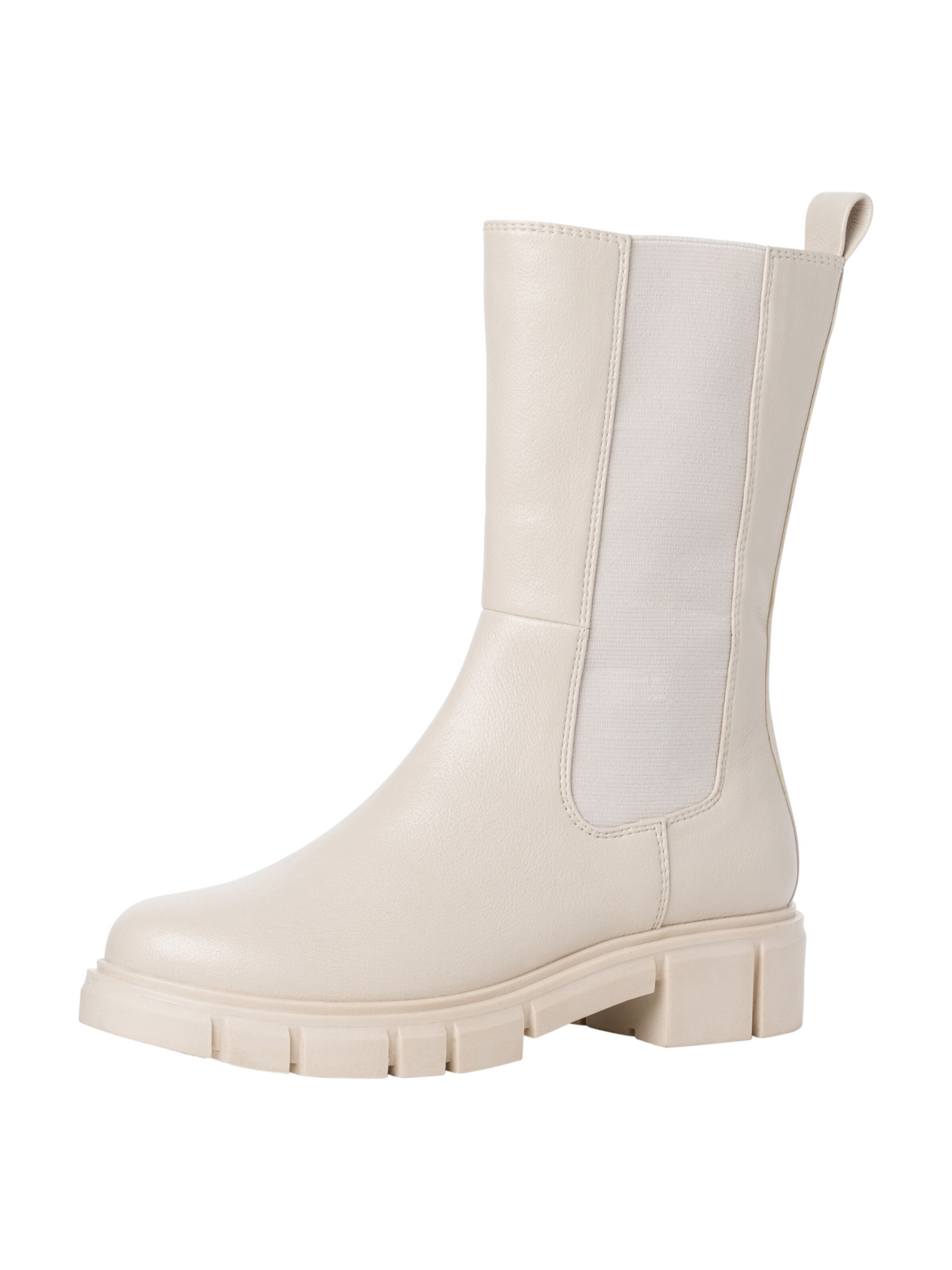 MARCO TOZZI Chelsea boots in Beige: voorkant