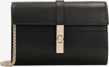 Clutch de la Kazar pe negru: față